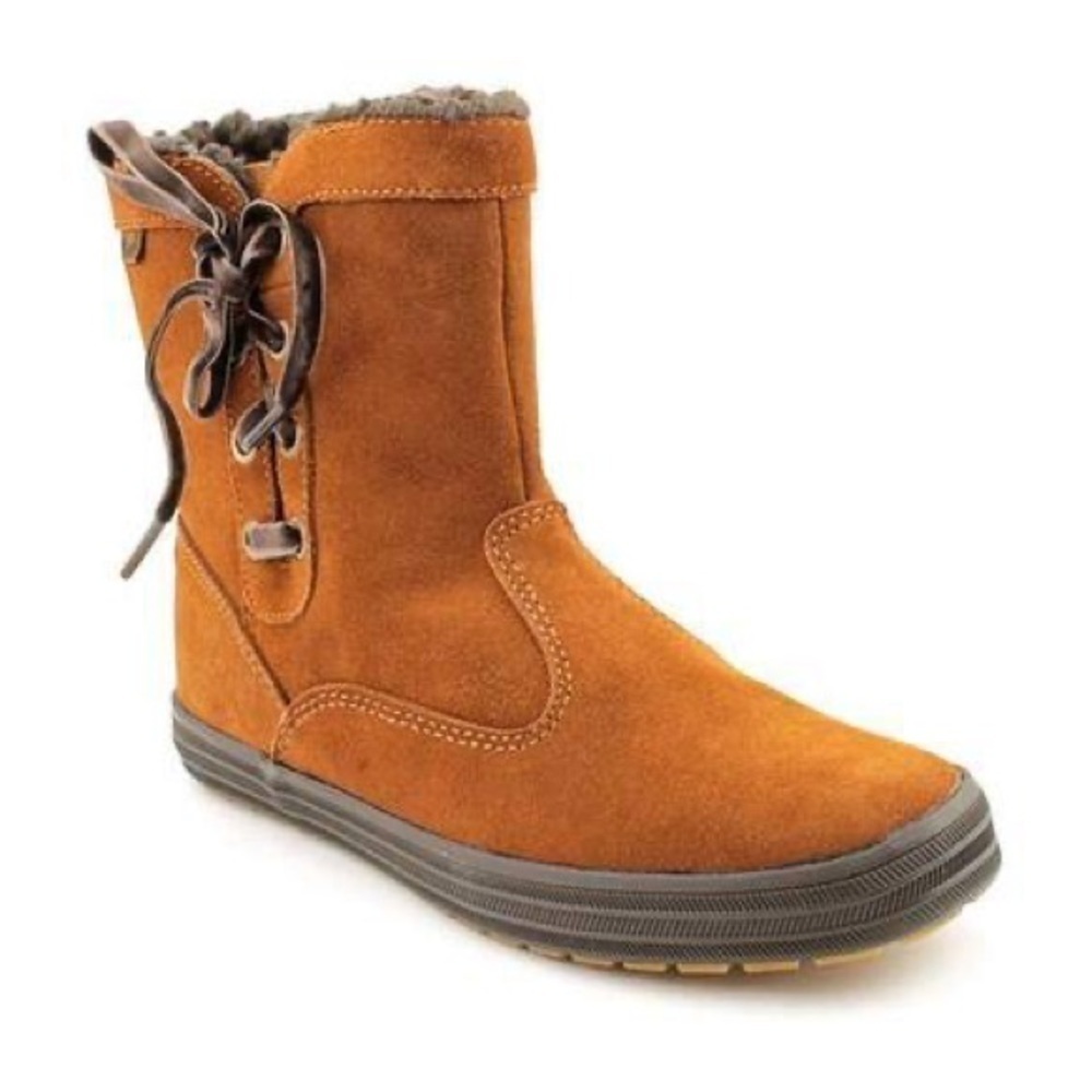 Keds Sunnyside Leather Boots Sz 6 Brown Women’s